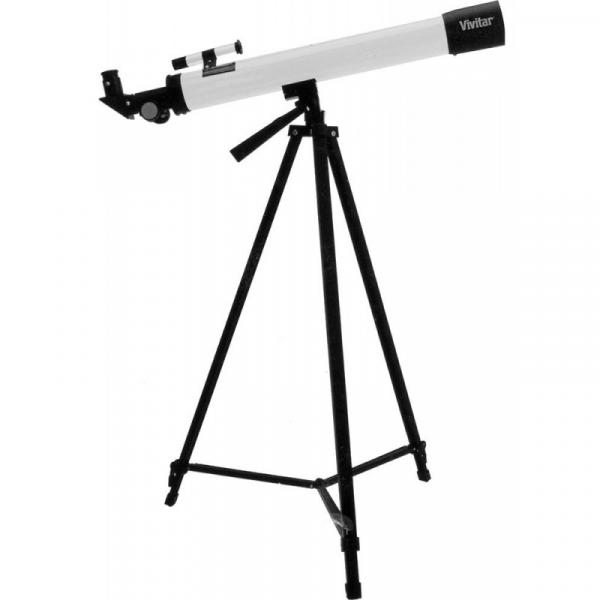Telescópio com Ampliação 75x175 e Distância Focal 600mm Vivitar Vivtel160X