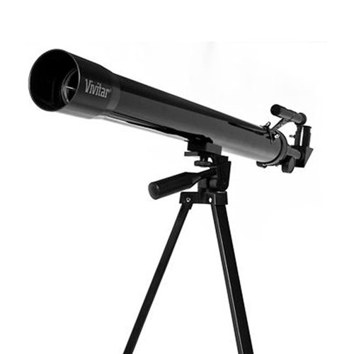 Telescópio de Refração com Ampliação 210x/420x Tripé e Estojo VIVTEL50700 - Vivitar
