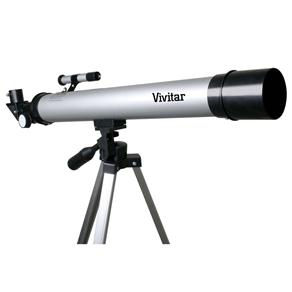 Telescópio de Refração Vivitar VIVTEL50600 60x/120x - Prata/Preto