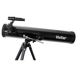 Telescópio Vivitar com Lente de 76mm e Ampliação de 525x VIVTEL76700 - Preto