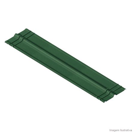 Telha Cumeeira de Fibra Vegetal 200x45cm 3mm Verde Onduline