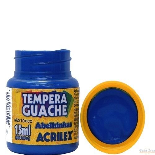Tempera Guache 15ml Azul Turquesa