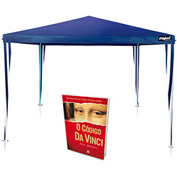 Tenda Capri Azul + Livro - o Código da Vinci
