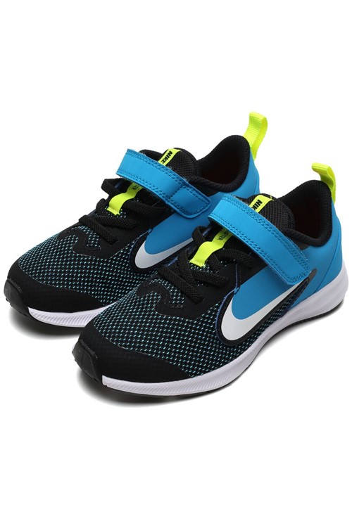 Tênis Nike Infantil Downshifter Azul/Preto - Tricae