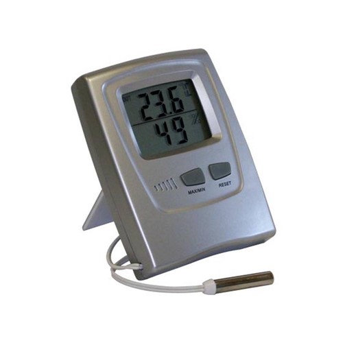 Termo Higrometro Digital com Temperatura e Umidadecom Sensor Externo para Parede ou Mesa Incoterm
