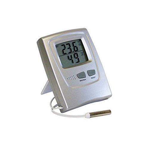 Termo Higrometro Digital com Temperatura e Umidadecom Sensor Externo para Parede ou Mesa Incoterm
