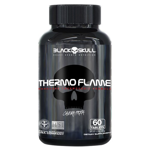 Termogênico Thermo Flame 60 Tabs - Black Skull