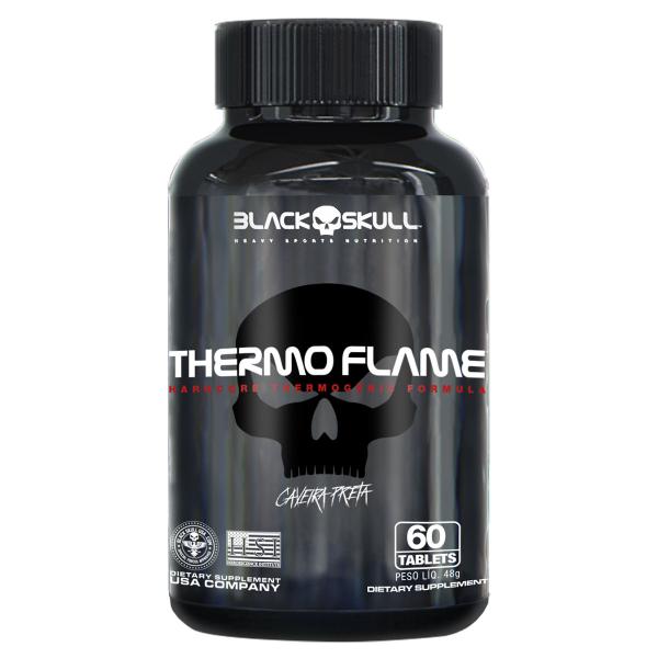 Termogênico THERMO FLAME 60 Tabs - Black Skull