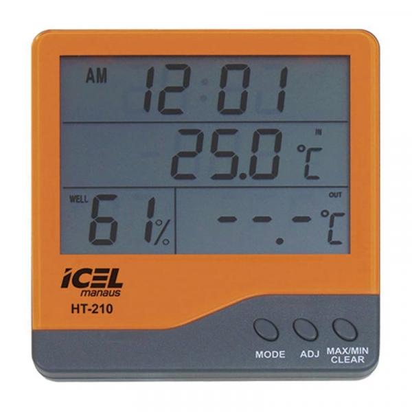 Termohigrômetro Digital Temperatura e Umidade Ht-210 Icel