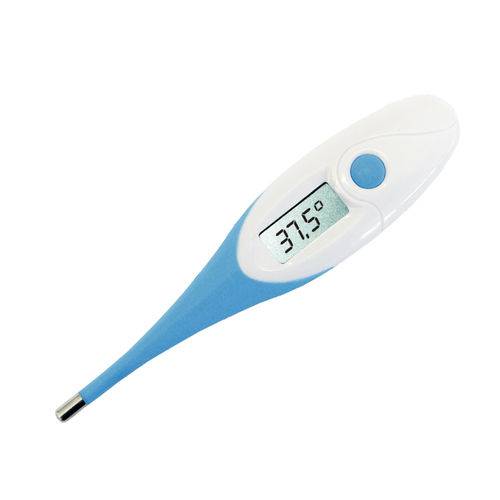 Termômetro Clínico Digital Incoterm Haste Flexível Medflex Azul