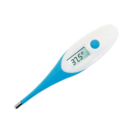 Termômetro Clínico Digital Incoterm Haste Flexível MedFlex Azul