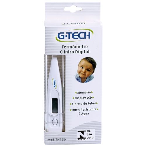 Termômetro Clínico Digital Th150 Branco - G-tech