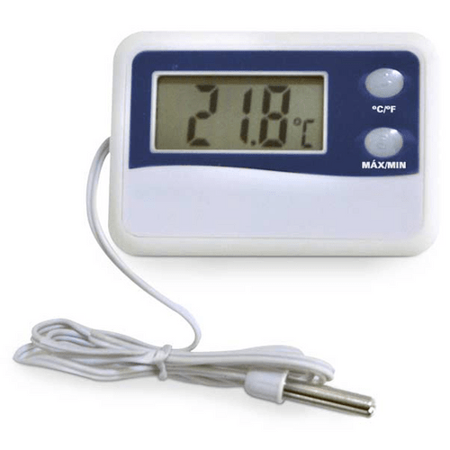Termômetro de Máxima e Mínima Digital à Prova D'água -50+70°C Incoterm 742402000
