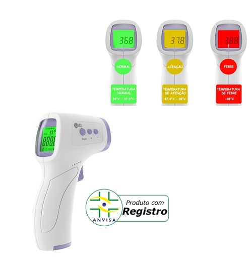 Termometro de Testa Infantil Febre com Certificado Anvisa