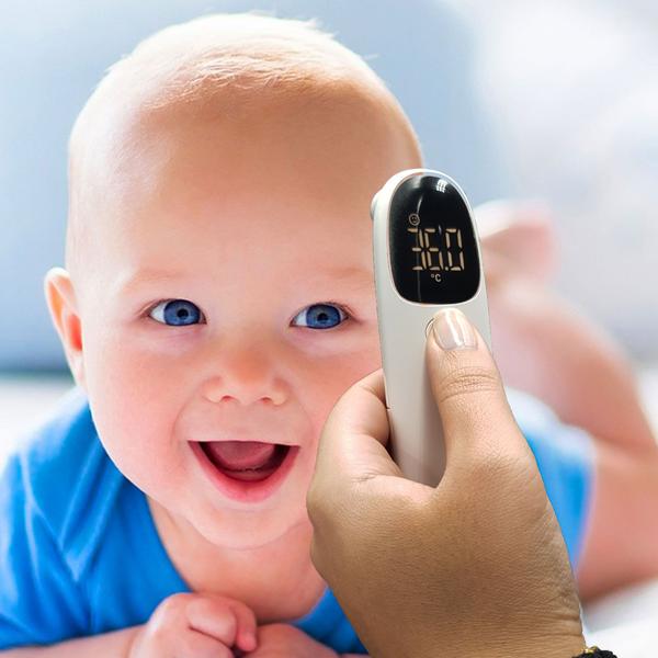 Termômetro Digital Infravermelho Febre de Testa Adulto Bebe - Kangyoumei