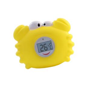 Termômetro Digital para Banho Caranguejo Amarelo - Incoterm 7659.09.1.00