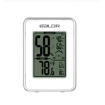 Termômetro Digital Temperatura Higrômetro Umidade C°/F° - Branco