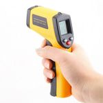 Termômetro Laser Sensor Medidor Temperatura Digital Distância Faixa de Temperatura: -50 a 380ºC Tem