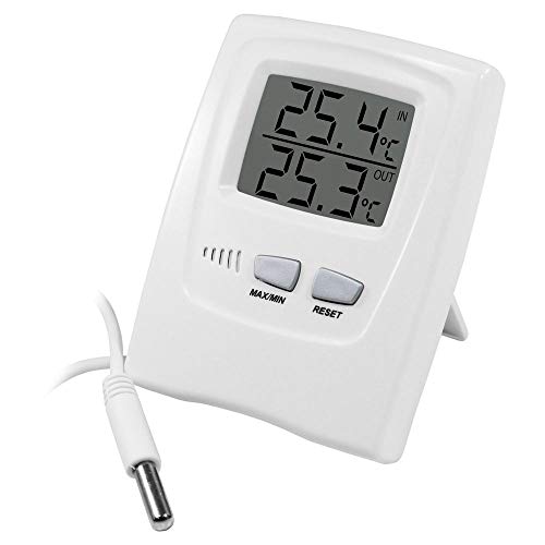 Termometro Medidor de Temperatura Maxima e Minima Interna e Externa com Cabo de 2,30m Incoterm