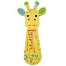 Termômetro para Banho Girafinha Laranja (0m+) - Buba