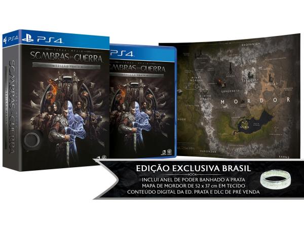 Tudo sobre 'Terra Média Sombras da Guerra Edição Prata - para PS4 WB Games'
