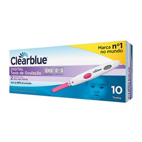 Teste de Ovulação Clearblue Digital Caixa com 10