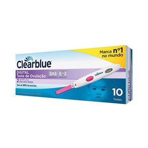 Teste de Ovulação Clearblue - Digital com 10 Tiras
