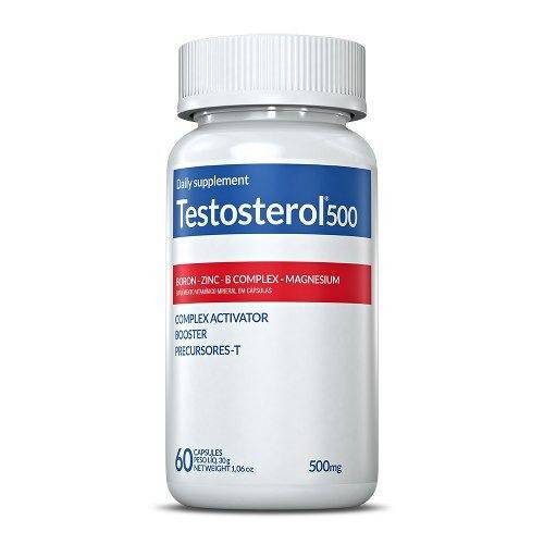 Tudo sobre 'Testosterol 500 1 Pote de 60 Cápsulas'