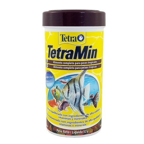 TetraMin 52g Flocos Tetra Ração Peixes Tropicais
