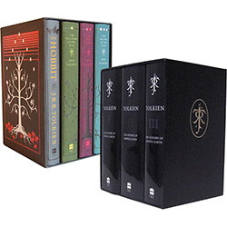 The Hobbit & Lord Of The Rings Collector's Set (4 Volumes) + The Complete History Of Middle Earth (3 Volumes) (2 Boxes)