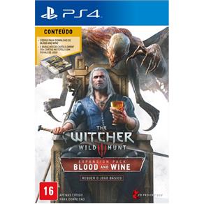 The Witcher 3: Wild Hunt Blood & Wine (Pacote de Expansão) - PS4