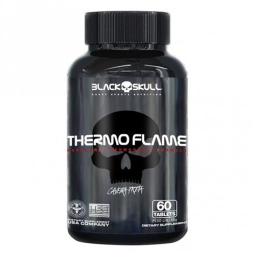 Thermo Flame Caveira Preta (120 Tabs) - Black Skull