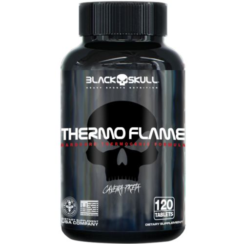 Thermo Flame Caveira Preta - 120tabs - Black Skull