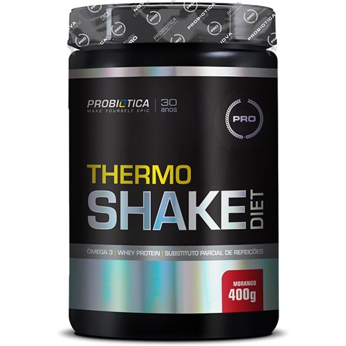 Thermo Shake Diet 400G Probiótica - Morango