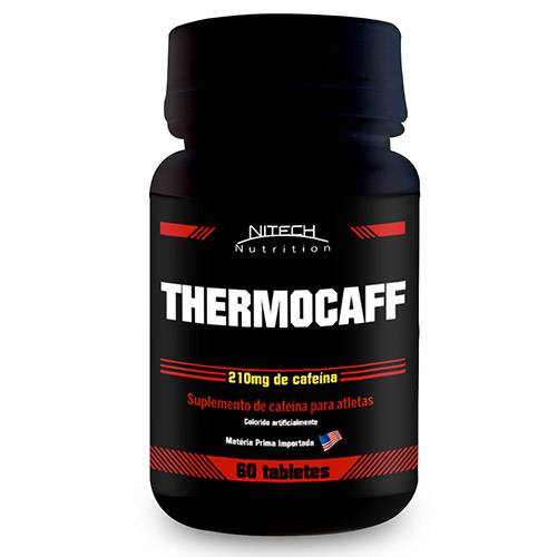 Tudo sobre 'Thermocaff 210mg 60 Tabletes - Nitech Nutrition'