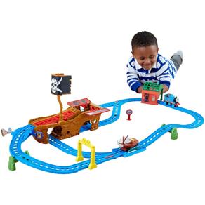 Thomas e Amigos Ferrovia Motorizada Aventura Pirata - Mattel