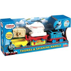 Thomas & Friends Trackmaster - Thomas e Harold Gira-Gira X0630 Mattel