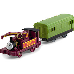 Tudo sobre 'Thomas & Friends Trackmaster - Trem e Vagão Harvey - Mattel'