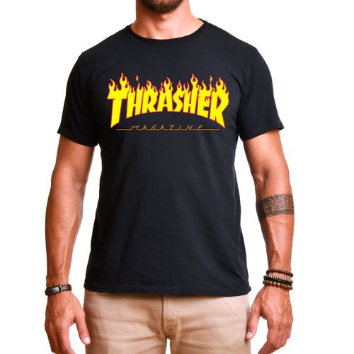 Tudo sobre 'Thrasher - Camiseta Alta Resolução'