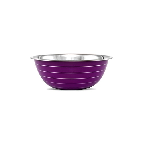 Tigela Inox Color Mixing Bowl Lilás - 24Cm