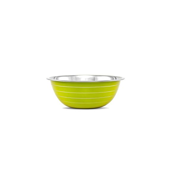 Tigela Inox Color Mixing Bowl Verde - 16cm - Gourmet Mix