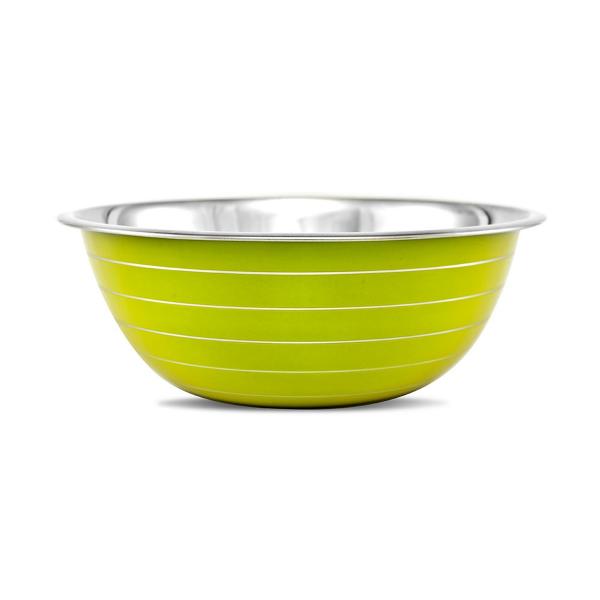 Tigela Inox Color Mixing Bowl Verde 28cm - Gourmet Mix