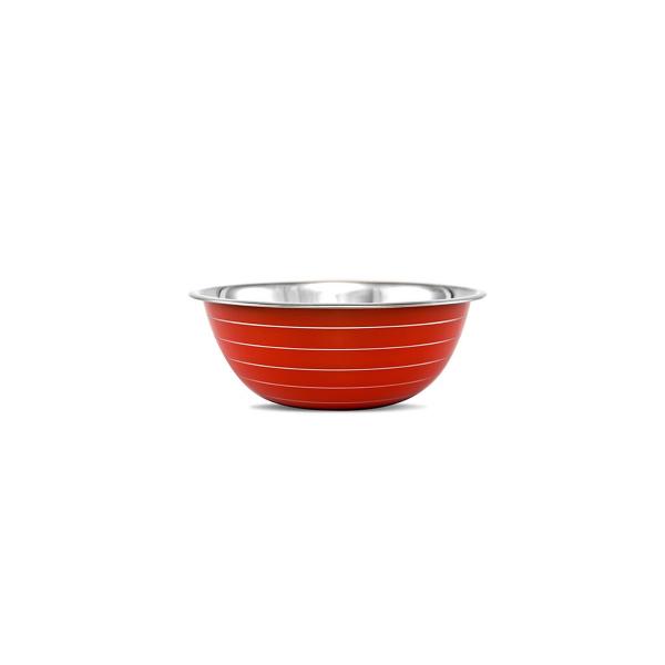 Tigela Inox Color Mixing Bowl Vermelho 16cm - Gourmet Mix