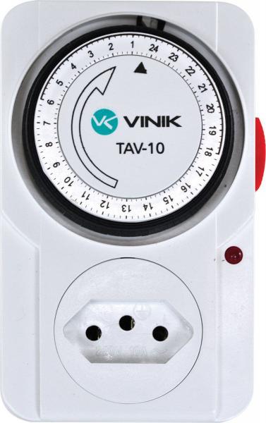 Timer Temporizador Analógico Bivolt Tav-10 - Vinik