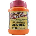 Tinta Acrilex Fosca Para Artes 250 Ml 517 Laranja
