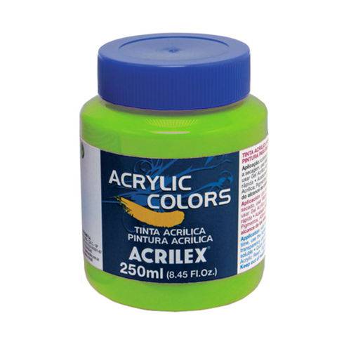 Tamanhos, Medidas e Dimensões do produto Tinta Acrilica Acrilex Acrylic Colors 250 Ml Verde Oliva 13125-334