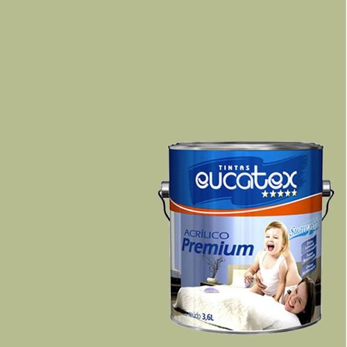 Tinta Acrilica Fosca Eucatex Cana de Açúcar 3,6lts