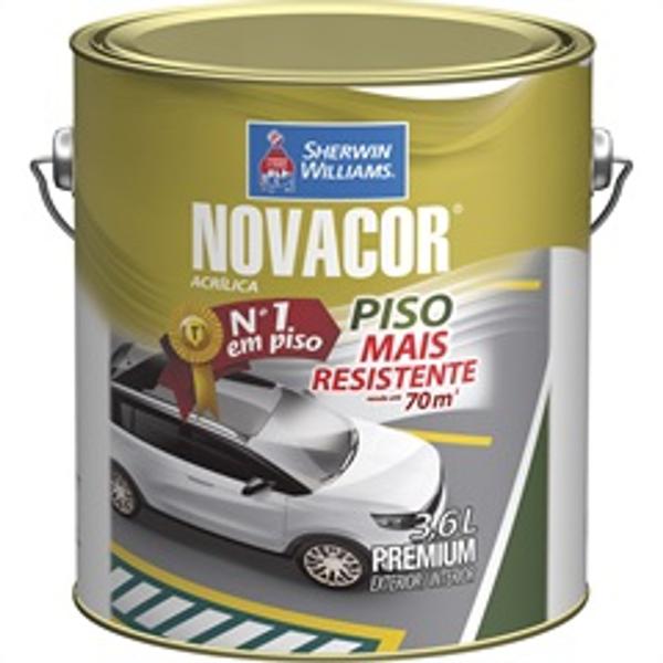Tinta Acrílica Novacor Piso Mais Resistente Premium Verde 3,6 Litros