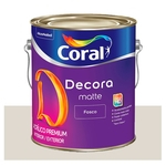 Tinta Coral acrílica Premium Decora Fosca branco gelo 3,6L