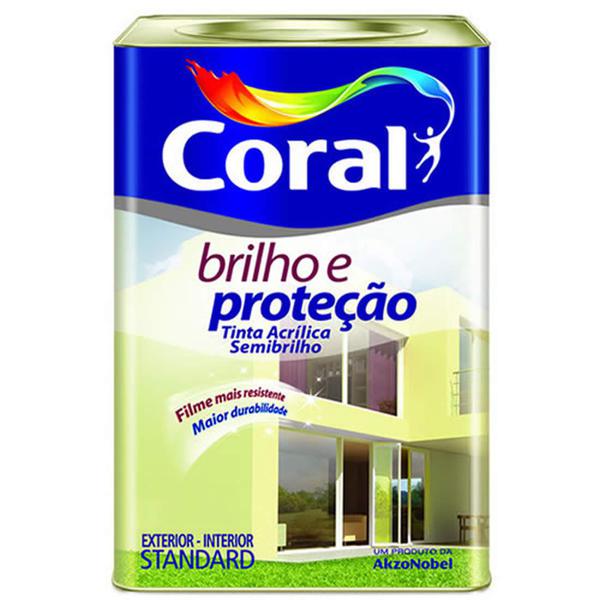 Tinta Coral Brilho e Proteção Acrílico Semi-Brilho Branco 18 Litros